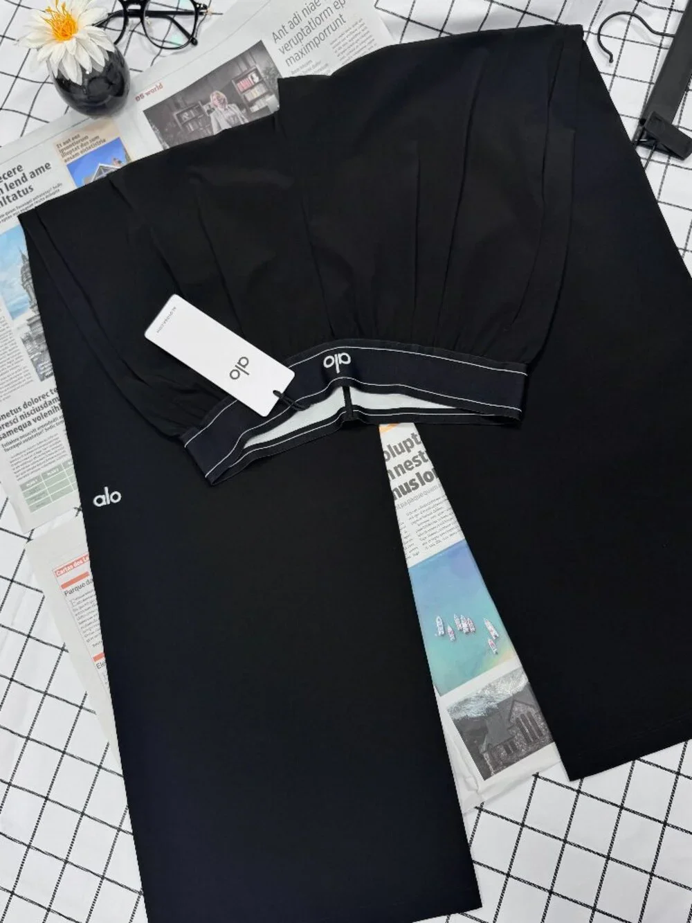 💕ALO Black Casual/Straight Leg Suit Up Trouser（Regular 30”inch）NWT